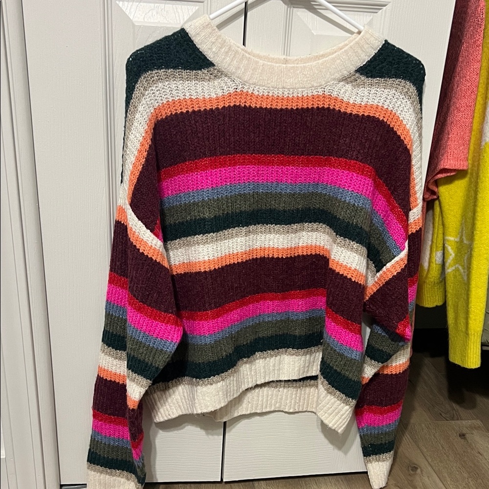 American Eagle Outfitters Multicolor Striped Sweater